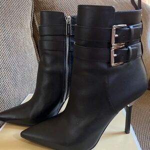 Michael Kors Amal Leather Ankle Boot